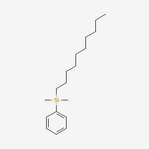 Decyl(dimethyl)phenylsilane