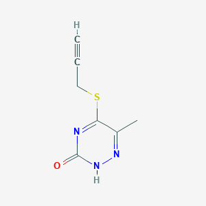 5-(Propargylthio)-6-methyl-1,2,4-triazine-3(4H)-one