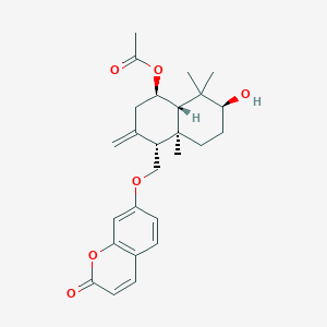molecular formula C26H32O6 B1256416 Isofeterin 