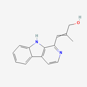 3-(9H-beta-Carbolin-1-yl)-2-methylprop-2-en-1-ol