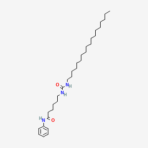 6-[(Octadecylcarbamoyl)amino]-N-phenylhexanamide