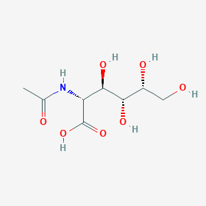 molecular formula C8H15NO7 B1256419 N-acetyl-D-galactosaminic acid 