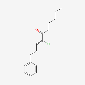 4-Chloro-1-phenyldec-3-en-5-one