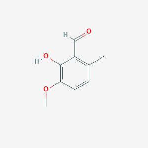 Benzaldehyde, 2-hydroxy-3-methoxy-6-methyl-