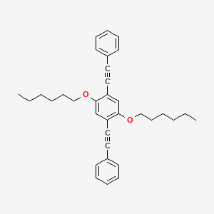 1,4-Bis(hexyloxy)-2,5-bis(phenylethynyl)benzene