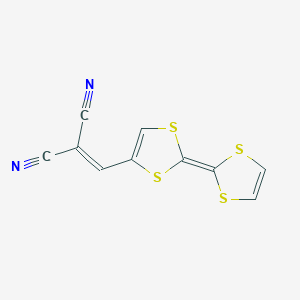 Propanedinitrile, [[2-(1,3-dithiol-2-ylidene)-1,3-dithiol-4-yl]methylene]-