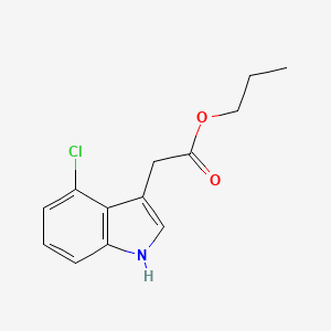 Propyl (4-chloro-1H-indol-3-yl)acetate