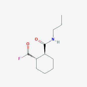 (1S,2S)-2-(propylcarbamoyl)cyclohexane-1-carbonyl fluoride