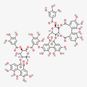 molecular formula C75H52O48 B1256423 Glansrin D 