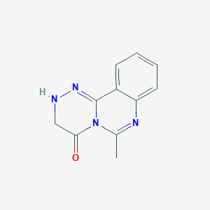 6-Methyl-2,3-dihydro-4H-[1,2,4]triazino[4,3-c]quinazolin-4-one