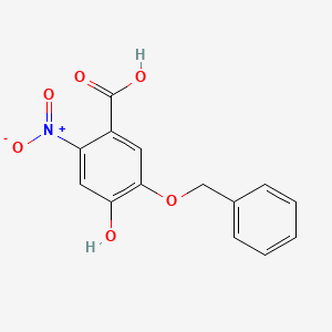 5-(Benzyloxy)-4-hydroxy-2-nitrobenzoic acid