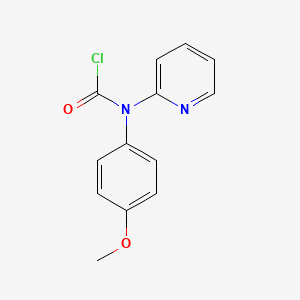 (4-Methoxyphenyl)pyridin-2-ylcarbamyl chloride