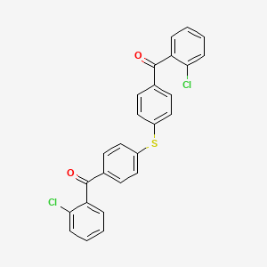 [Sulfanediyldi(4,1-phenylene)]bis[(2-chlorophenyl)methanone]