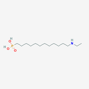 [12-(Ethylamino)dodecyl]phosphonic acid