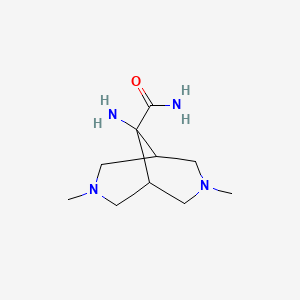 9-Amino-3,7-dimethyl-3,7-diazabicyclo[3.3.1]nonane-9-carboxamide