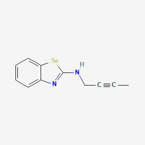 N-(But-2-yn-1-yl)-1,3-benzoselenazol-2-amine