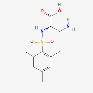 3-Amino-N-(2,4,6-trimethylbenzene-1-sulfonyl)-L-alanine