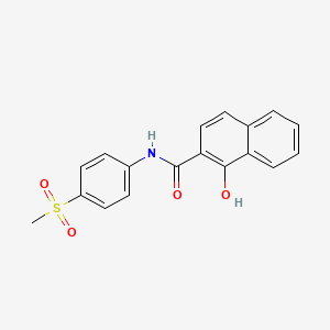 1-Hydroxy-N-[4-(methanesulfonyl)phenyl]naphthalene-2-carboxamide