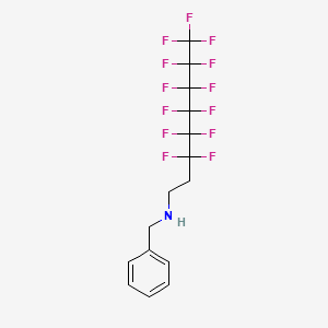 Benzenemethanamine, N-(3,3,4,4,5,5,6,6,7,7,8,8,8-tridecafluorooctyl)-