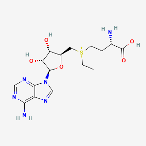 molecular formula C16H25N6O5S+ B1256474 S-Adenosylethionine 