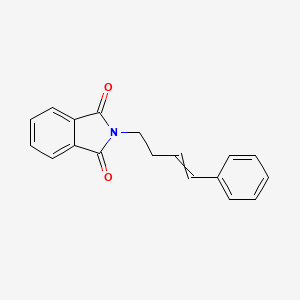 molecular formula C18H15NO2 B12564789 2-(4-Phenylbut-3-en-1-yl)-1H-isoindole-1,3(2H)-dione CAS No. 143741-67-7