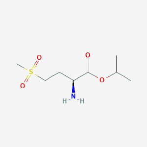 molecular formula C8H17NO4S B12564815 Propan-2-yl (2S)-2-amino-4-(methanesulfonyl)butanoate CAS No. 160141-80-0