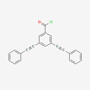 molecular formula C23H13ClO B12564823 3,5-Bis(phenylethynyl)benzoyl Chloride CAS No. 182047-76-3