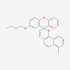 2'-Butoxy-7-methylspiro[naphtho[1,2-b]pyran-2,9'-xanthene]