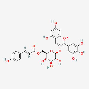 Delphinidin-3-O-(6-p-coumaroyl)glucoside