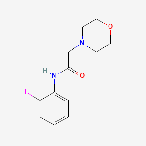 4-Morpholineacetamide, N-(2-iodophenyl)-