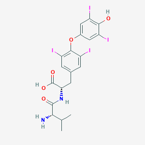 L-Valyl-O-(4-hydroxy-3,5-diiodophenyl)-3,5-diiodo-L-tyrosine