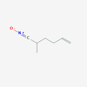 molecular formula C7H11NO B12565000 2-Methylhex-5-enenitrile oxide CAS No. 144254-17-1