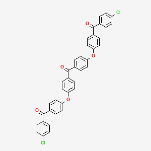 {Carbonylbis[(4,1-phenylene)oxy-4,1-phenylene]}bis[(4-chlorophenyl)methanone]