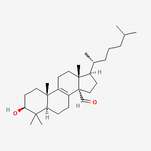 3beta-Hydroxylanost-8-en-32-al
