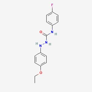 2-(4-Ethoxyphenyl)-N-(4-fluorophenyl)hydrazine-1-carboxamide