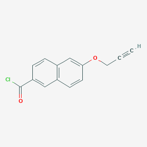 6-[(Prop-2-yn-1-yl)oxy]naphthalene-2-carbonyl chloride