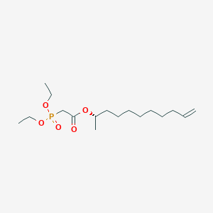 Acetic acid, (diethoxyphosphinyl)-, (1S)-1-methyl-9-decenyl ester