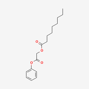 Nonanoic acid, 2-oxo-2-phenoxyethyl ester