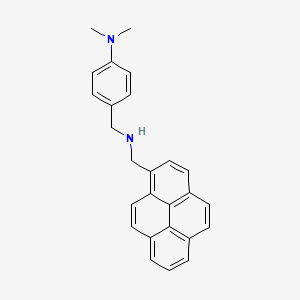 1-Pyrenemethanamine, N-[[4-(dimethylamino)phenyl]methyl]-