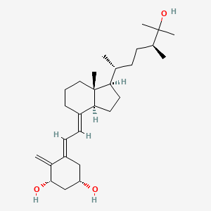 molecular formula C28H46O3 B1256510 1alpha,25-Dihydroxyvitamin d4 