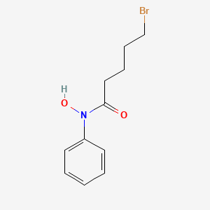 5-Bromo-N-hydroxy-N-phenylpentanamide