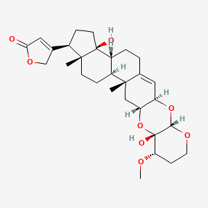 molecular formula C29H40O8 B1256514 elaeodendroside B 