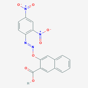 3-{[(E)-(2,4-Dinitrophenyl)diazenyl]oxy}naphthalene-2-carboxylic acid