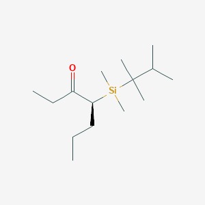 (4S)-4-[(2,3-Dimethylbutan-2-yl)(dimethyl)silyl]heptan-3-one