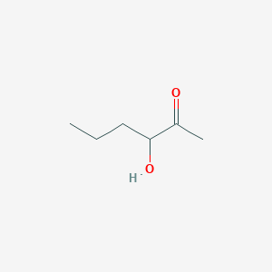 molecular formula C6H12O2 B1256532 3-Hydroxyhexan-2-one CAS No. 54123-75-0