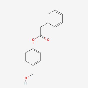 Benzeneacetic acid, 4-(hydroxymethyl)phenyl ester