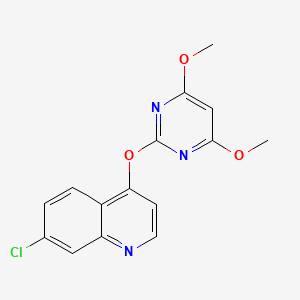 7-Chloro-4-[(4,6-dimethoxypyrimidin-2-yl)oxy]quinoline