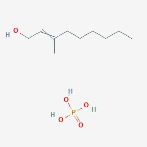 Phosphoric acid--3-methylnon-2-en-1-ol (1/1)