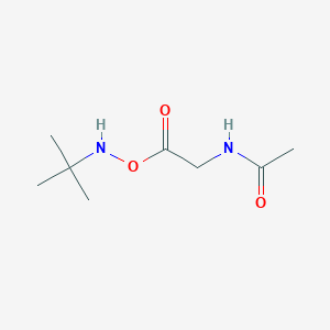 N-(2-{[(2-Methyl-2-propanyl)amino]oxy}-2-oxoethyl)acetamide