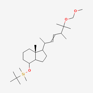 1H-Indene, 4-[[(1,1-dimethylethyl)dimethylsilyl]oxy]octahydro-1-[(1R,2E,4S)-5-(methoxymethoxy)-1,4,5-trimethyl-2-hexen-1-yl]-7a-methyl-, (1R,3aR,4S,7aR)-